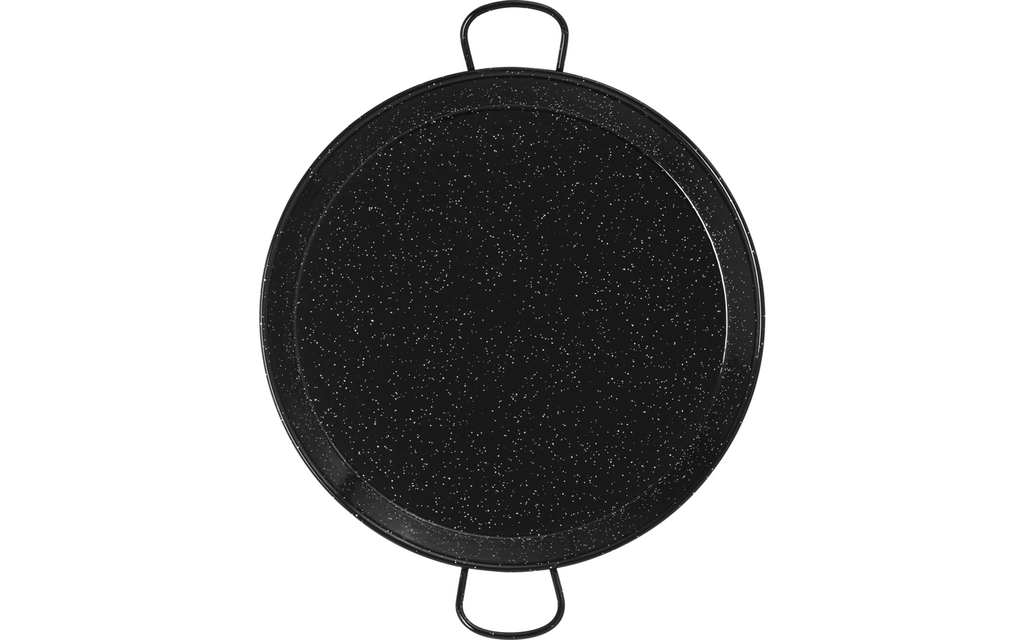 Paellapanne emaljert stål Ø42 cm tradisjonell bakside