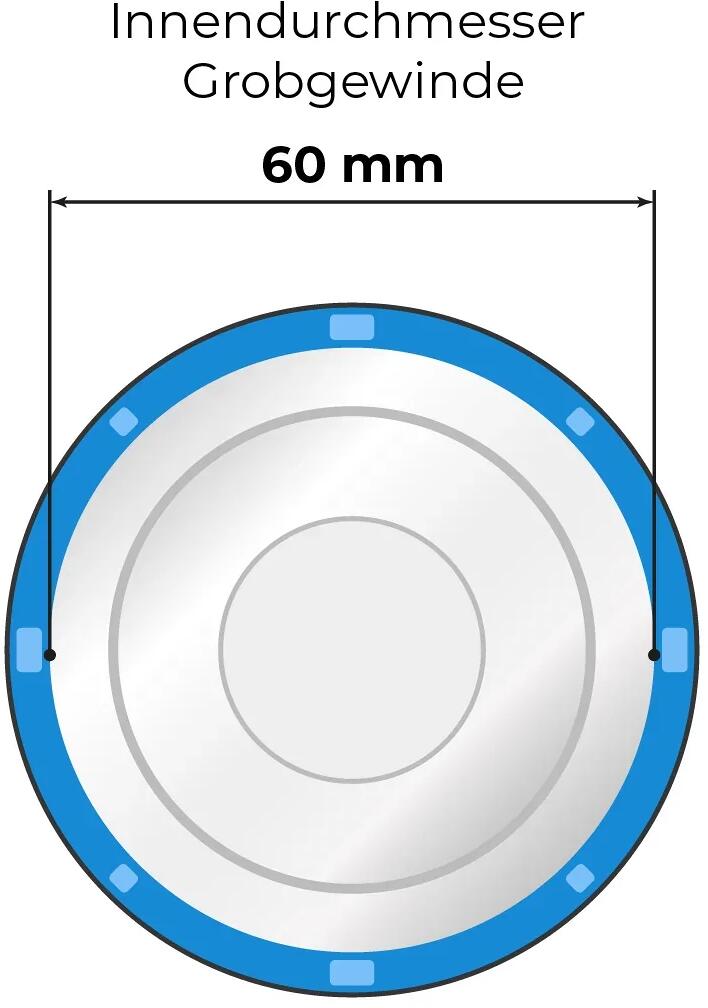 Påfyllingsadapter med filterfunksjon for bobil 130 g Alb Filter emballasje
