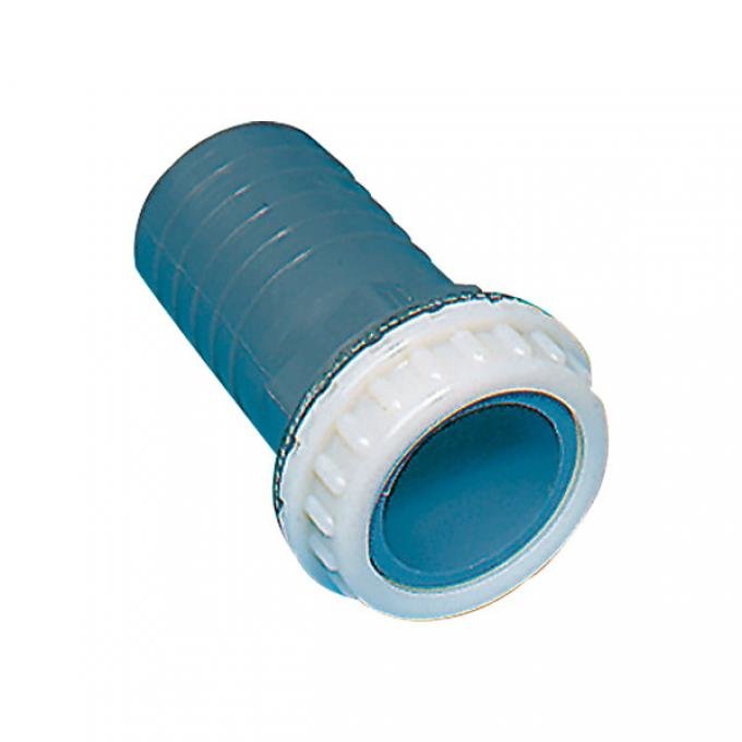 Påfyllingsstuss rett 40 mm polypropylen blå - Fawo for enkel påfylling