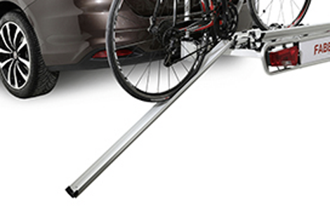Påkjøringsrampe Loading Ramp Exclusive 123 cm aluminium forfra