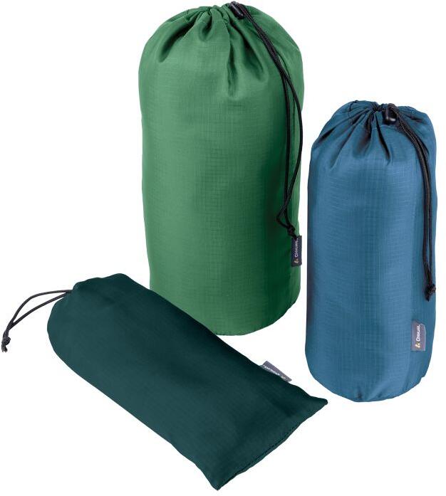 Pakkepose-sett Ditty Bag 3 stk, 70 denier nylon forfra