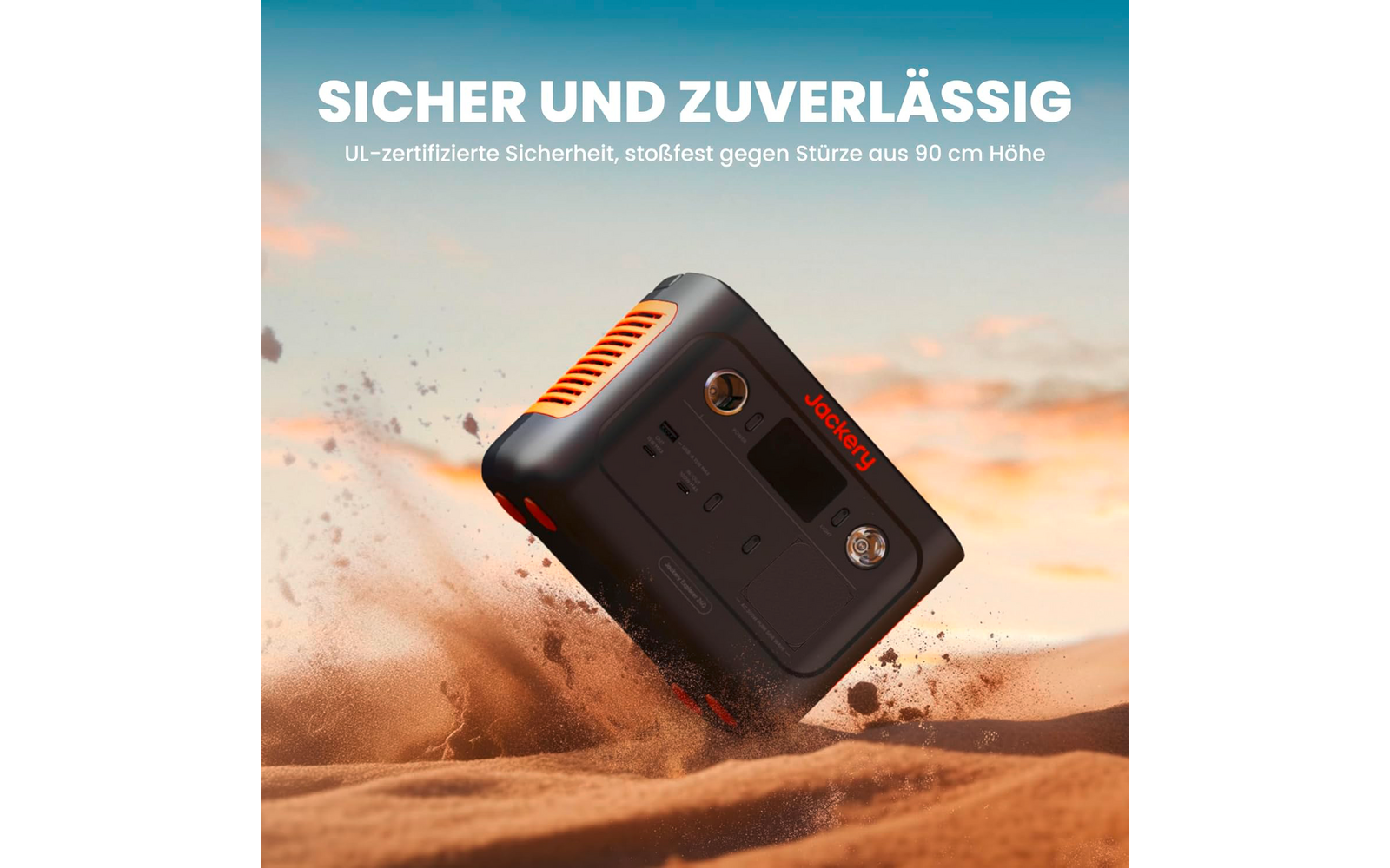 Pakket Bærbar powerstation Explorer 240 V2 LiFePO4 256 Wh 3,6 kg klar for bruk