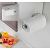 Papirrullholder Multi Roll sølv Metaltex detalj av klebesystem