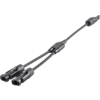Bakside av Parallellkobling for 2 solcellepaneler IP67 4-6mm² - Fothermo