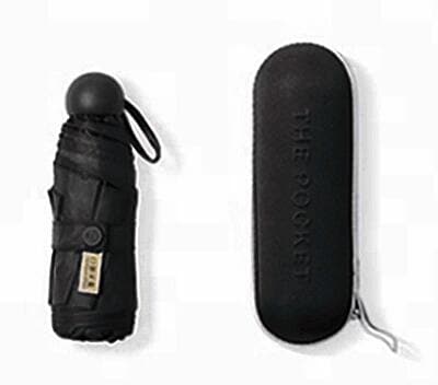 Bakside av Paraply Nano Ø95cm kompakt 300g svart