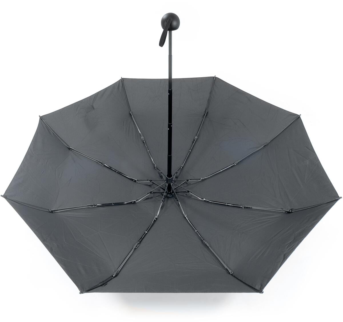 Detalj av Paraply Nano Sustain resirkulert polyester Ø95cm grå