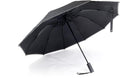 Paraply Reverse innfelling Ø97cm refleks svart frontside