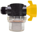 Påskrufilter for vannpumper 0,2 mm metallsil med 1/2" tilkobling fra Lilie