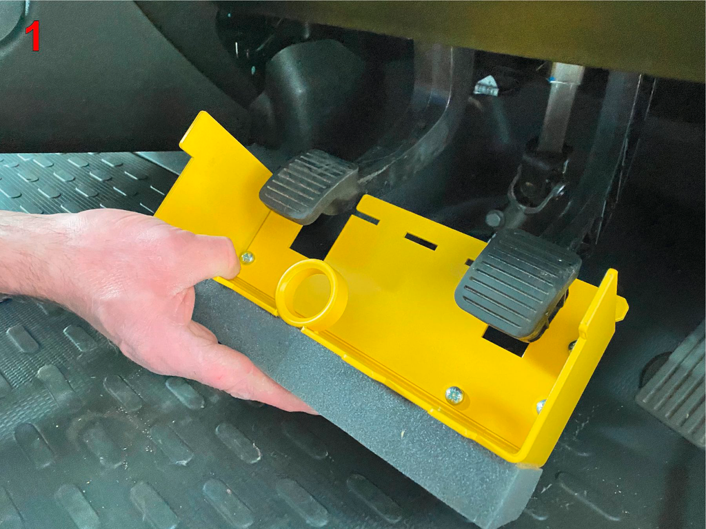 Pedallås BC Lock LHD Manual for Fiat Ducato 2007-2022 forfra