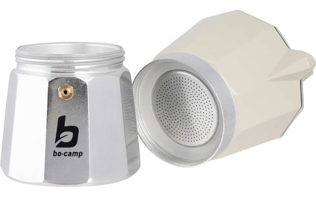 Perkolator Teighmouth 6 kopper aluminium beige - Bo-Camp detalj av håndtak