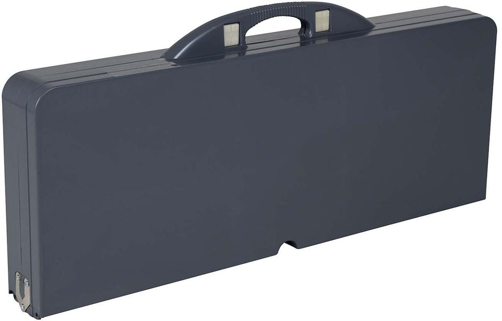 Piknikbord med benker 130x67 cm grått detalj Bo-Camp