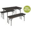 Piknikbord-sett 3-delt med benker 102 x 61 cm - Outwell bakside