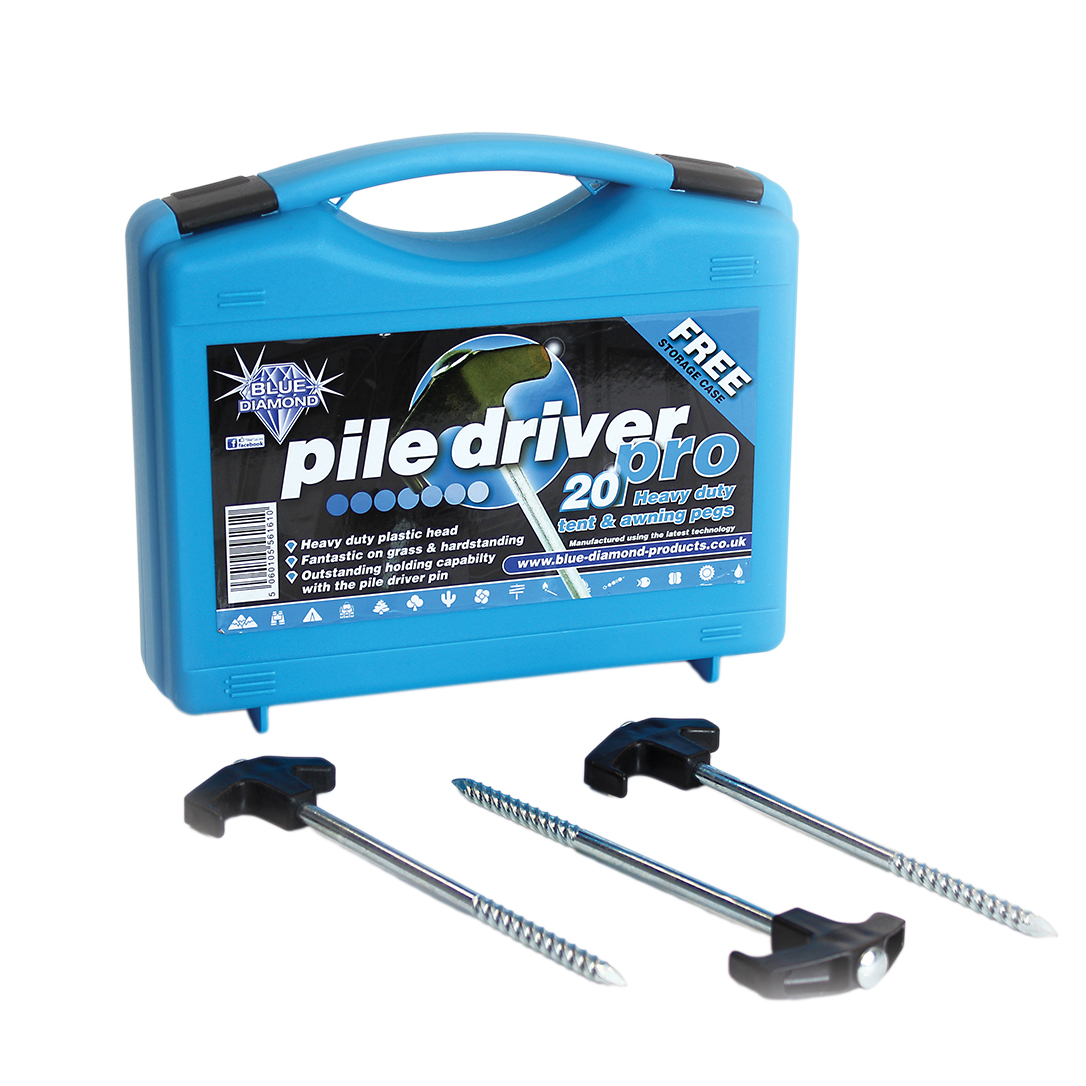 Pile Driver Pegs Pro stålplugger 20,5 cm forfra