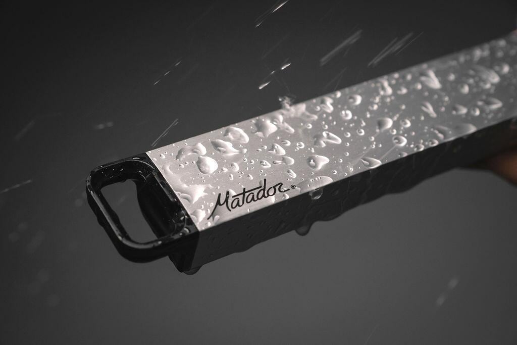 Pillebeholder vanntett IPX4 eloksert aluminium i åpen tilstand