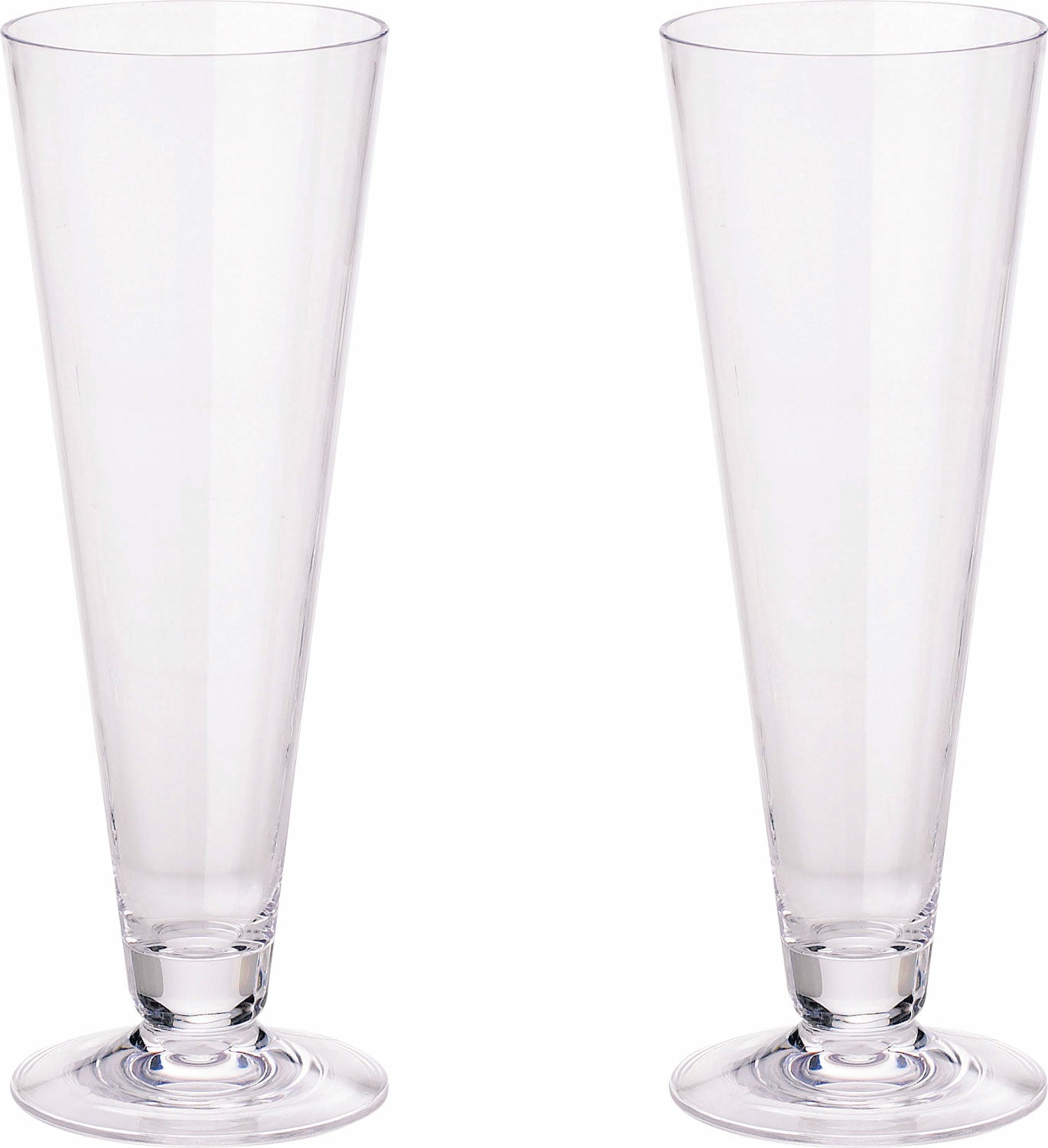 Pilsnerglass 350 ml 2 stk i metylstyren Gimex forfra