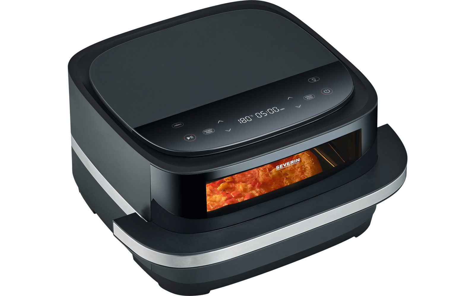 Pizza-varmluftfrityrkoker FR 2464 bakside med kontroller