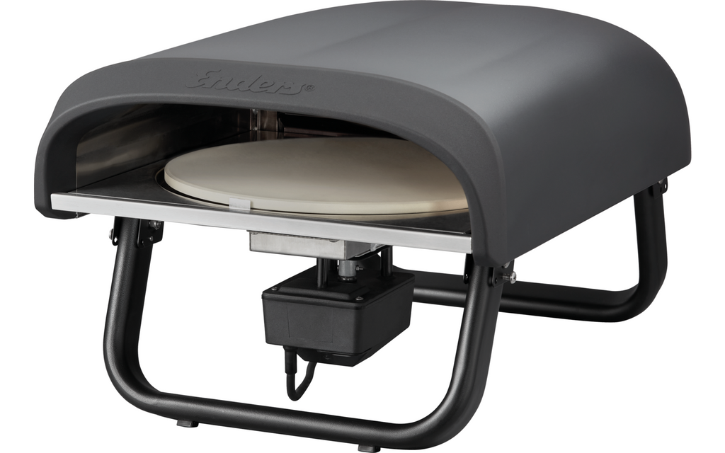 Detalj av roterende pizzastein i Pizzaovn Paco Rotate