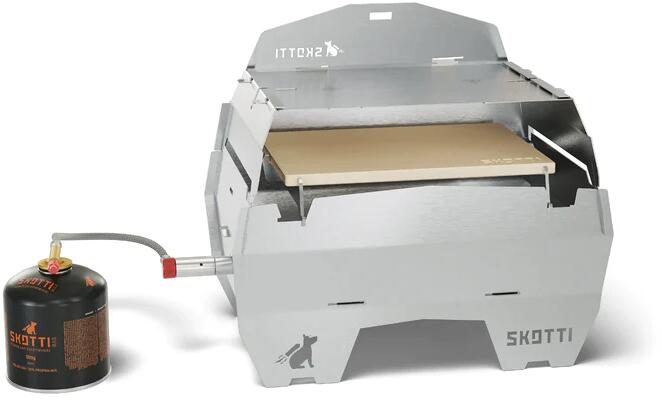 Pizzastein Stone cordieritt 24x16,5 cm for grill - Skotti montert i grill