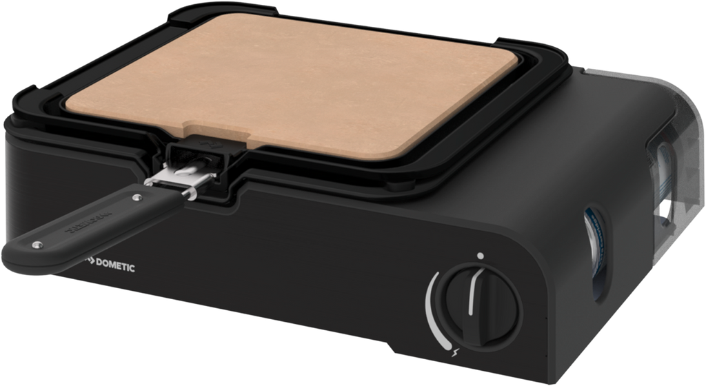 Pizzastein for Van Cook 22 x 22 cm - Cadac forfra