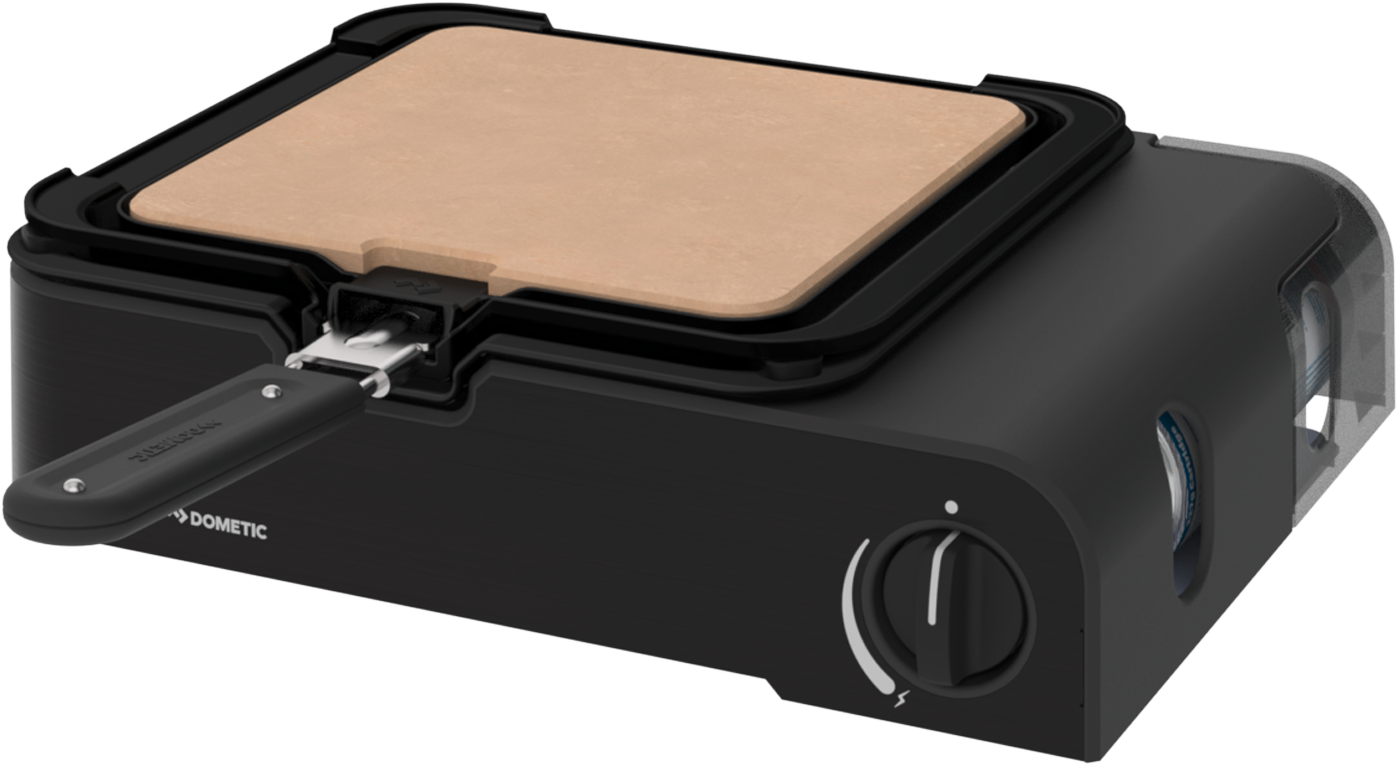 Pizzastein for Van Cook 22 x 22 cm - Cadac forfra