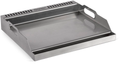 Plancha grillplate i rustfritt stål for gassbord foran