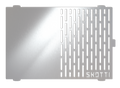 Plancha grillplate rustfritt stål 1,3 kg for Skotti Grill forfra