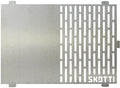 Plancha grillplate i rustfritt stål for grill - Skotti forfra