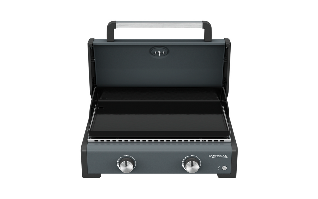 Plancha Sigma 2 Cook gassgrill 6 kW med lokk med gasslange og trykkregulator