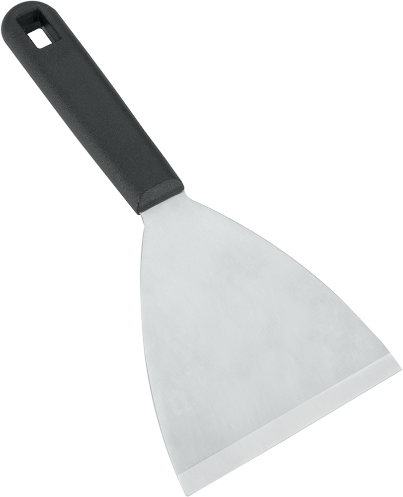 Plancha-spatel i rustfritt stål 24,5 cm for grillplate - Metaltex fra siden