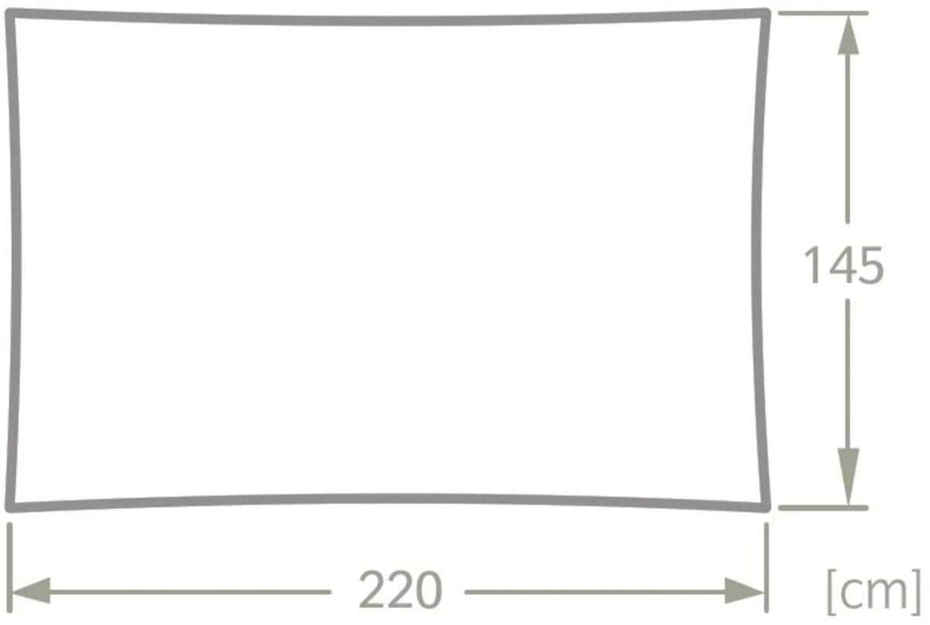 Pakkpose til Plangge 400 II turpledd 145x220 cm resirkulert polyester rød