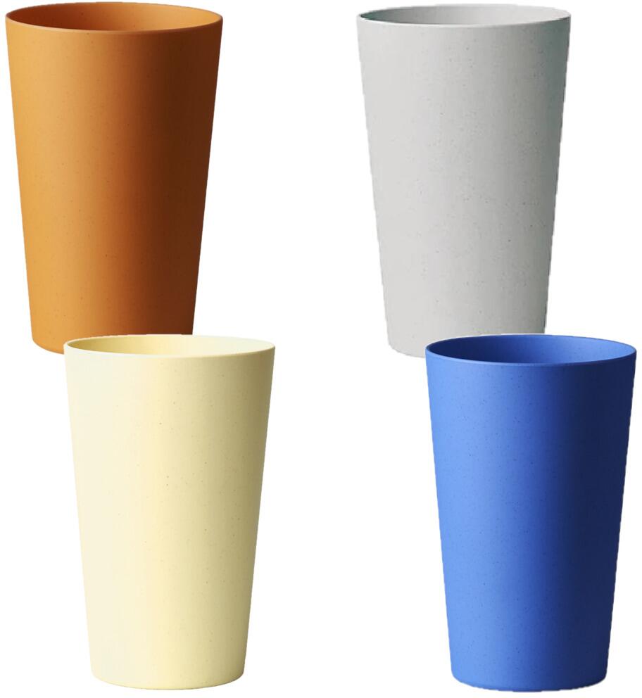 Plantebasert kopp PLA 400 ml, BPA-fri, 50 g front