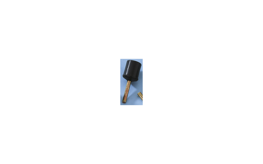 Bakside av Plastfester med krok for stangfeste 22 mm, 2-pack