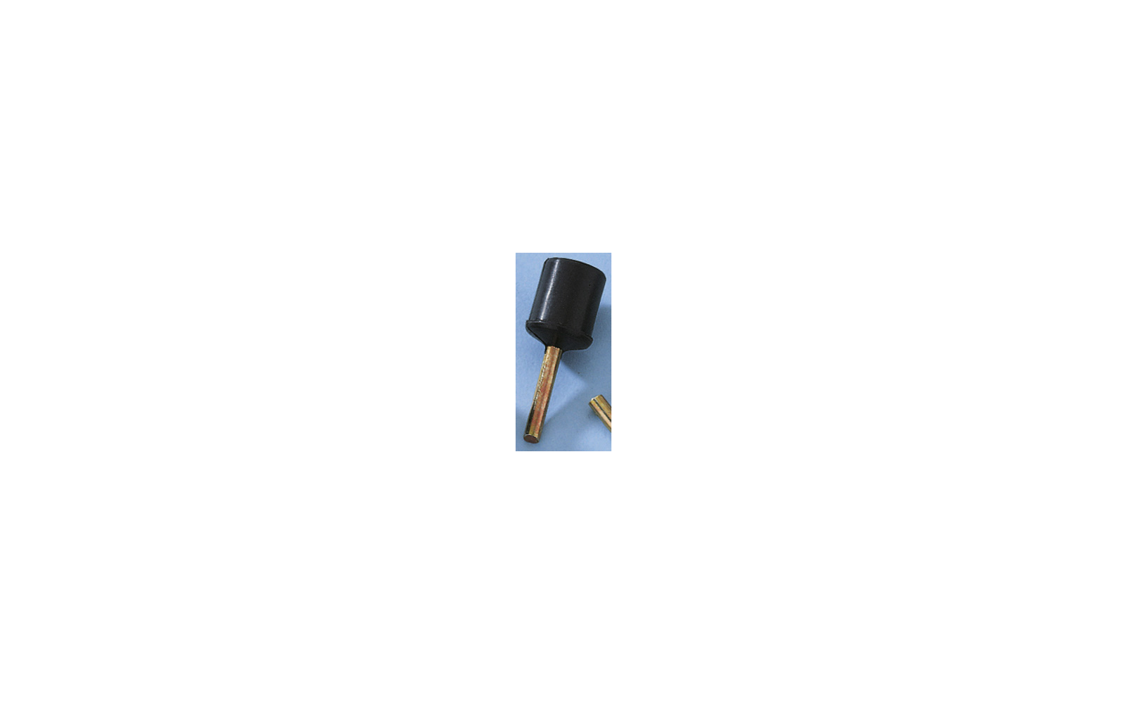 Bakside av Plastfester med krok for stangfeste 22 mm, 2-pack