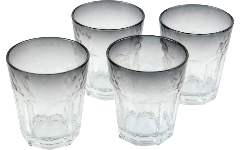 Plastglass 4 stk 200 ml smoke ripefaste fra Bo-Camp nærbilde