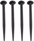 Plasthering med rundhode 130 mm 4 stk for myke underlag Bent