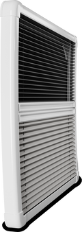 Plisségardin FL for S7P-vinduer 233x352 mm hvit forfra