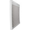 Plisségardin FL for S7P-vinduer 233x352 mm hvit bakside