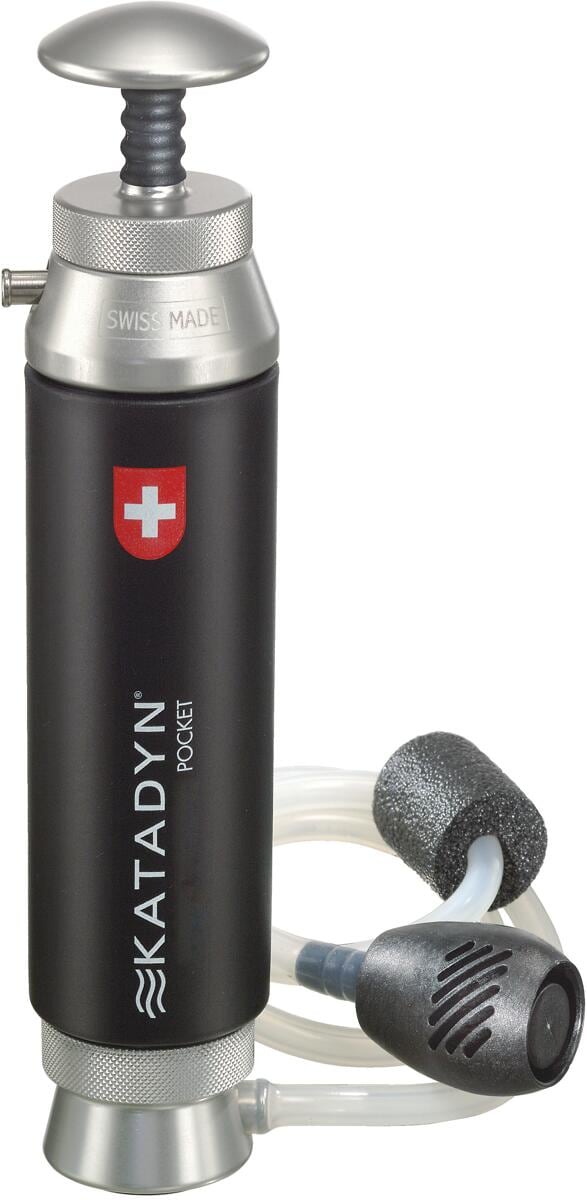 Pocket vannfilter 0,2 mikron 1 l/min, aluminium - Katadyn forfra