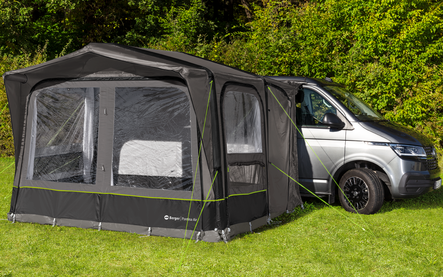 Pontina Air oppblåsbart fortelt for campingbuss forfra