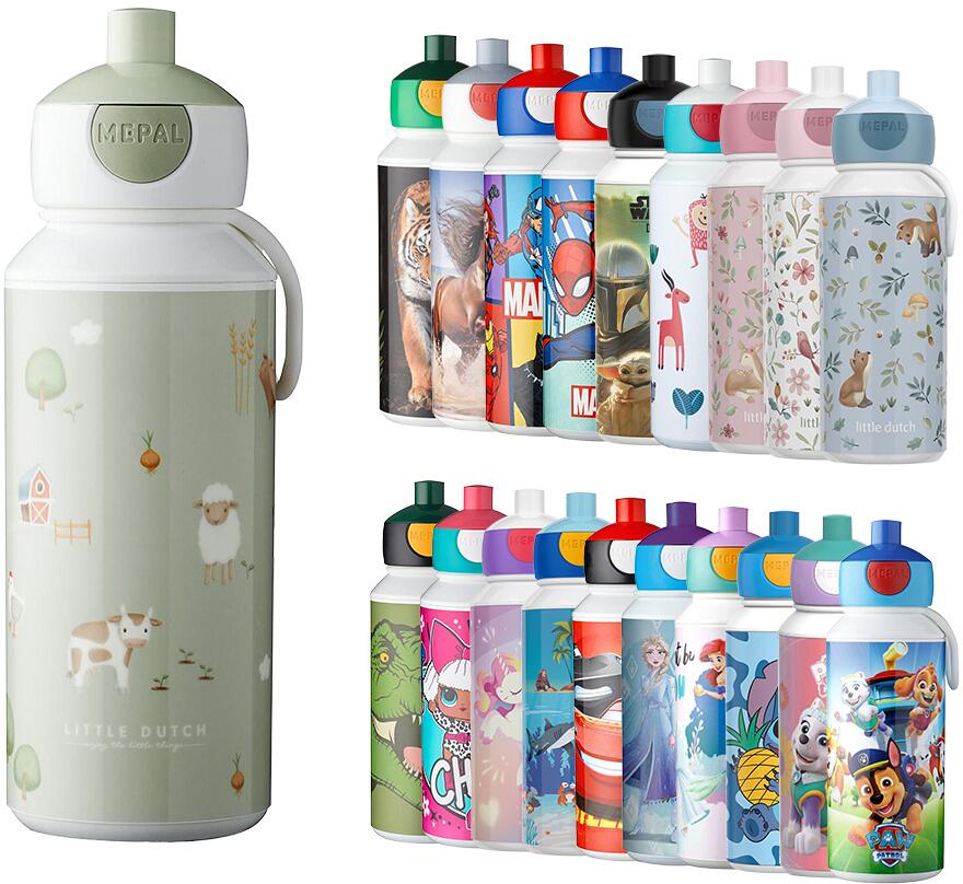 Pop-Up Campus barnedrikkeflaske 400 ml lekkasjesikker - forfra