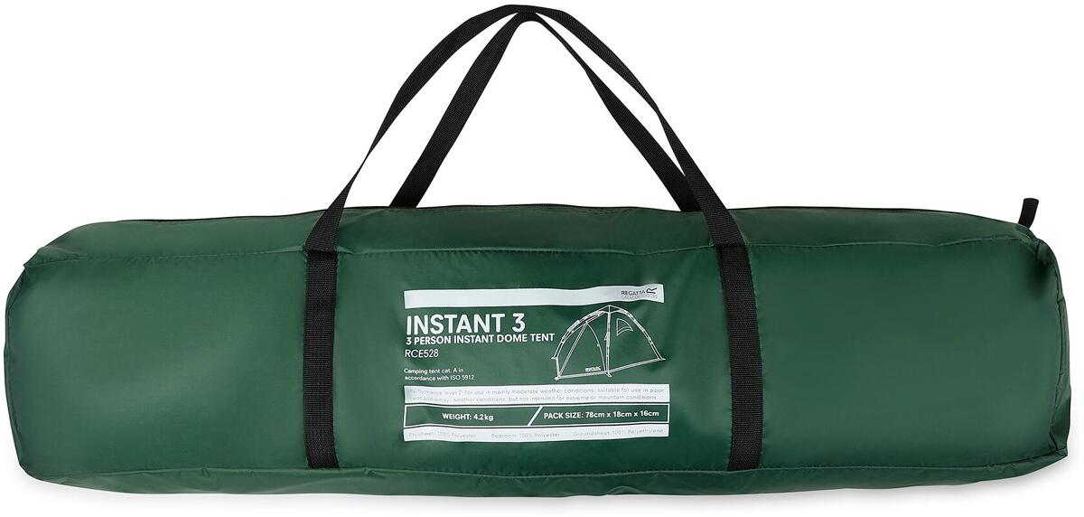 Pop-up-telt Instant Tent for 3 personer pakkpose