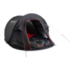 Pop-up telt Vision 3 enkeltduk for 3 personer, svart - High Peak innvendig med lommer
