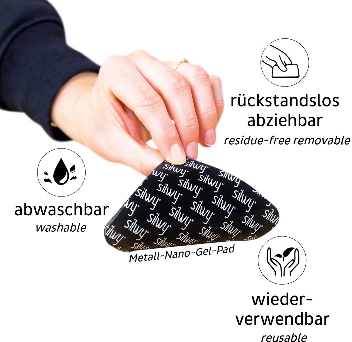Porselenskopp to-go 350 ml med magnetbunn silwy montert med bandasje