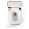 Portabelt campingtoalett Bi-Pot 3 med 13/10 l tanker bakside