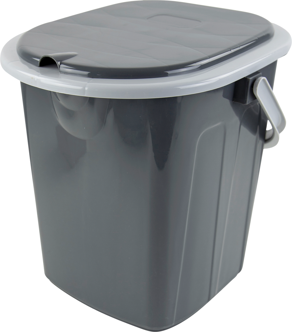 Portabelt campingtoalett kvadratisk 34x36,5 cm 1 kg - Bo-Camp forfra