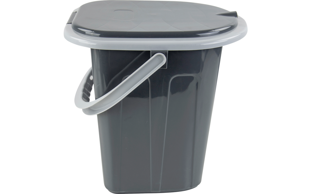 Portabelt campingtoalett kvadratisk 34x36,5 cm 1 kg - Bo-Camp sideview