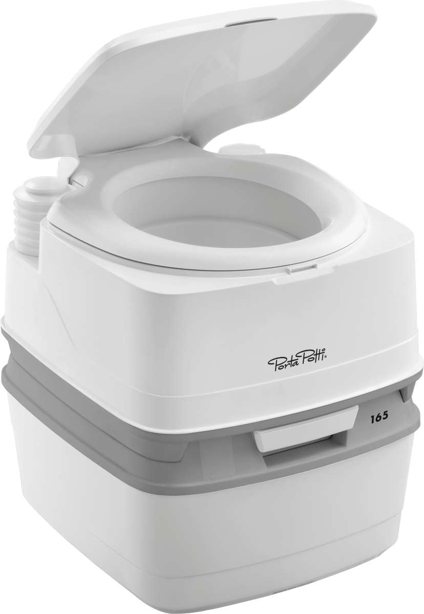 Portabelt campingtoalett Porta Potti 165, 21 l avløpstank for camping og bobil