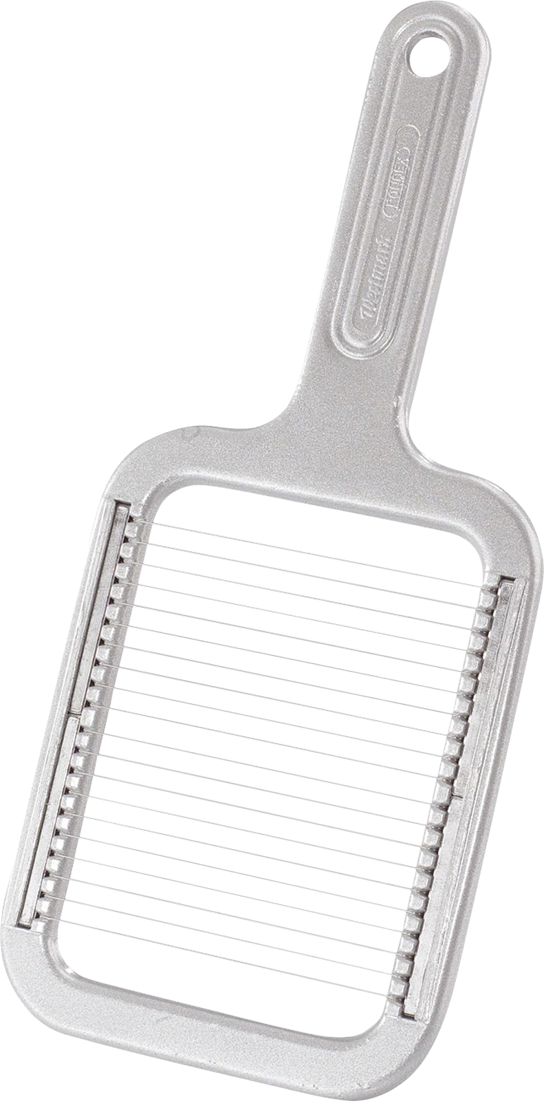 Potet- og mozzarellaskjærer Rondex i aluminium og rustfritt stål forfra