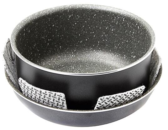 Potguard gryte- og pannebeskyttelse i polyesterfilt, 3-pk bakside