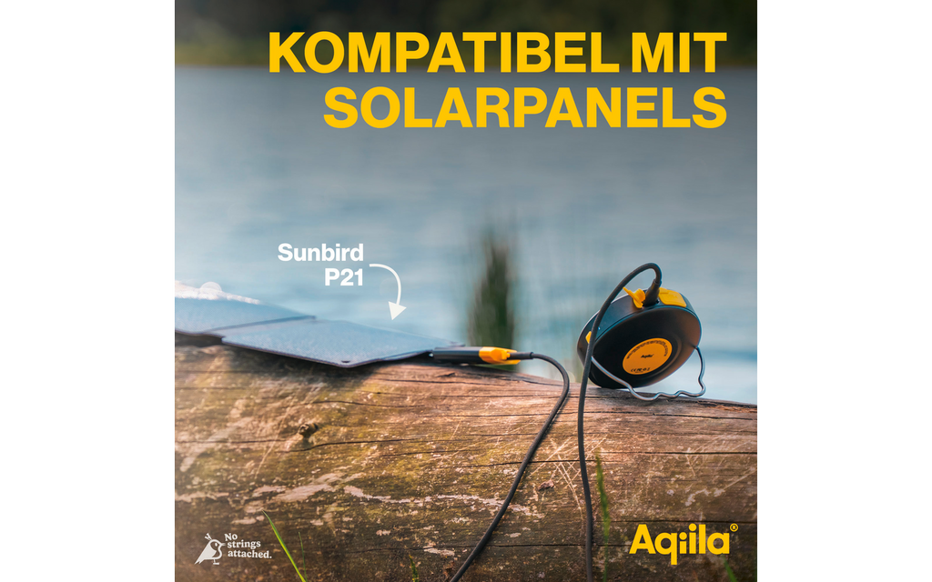 Powerbank-lampe BL10 20 W 10000 mAh 300 lumen svart montert